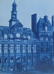 Hotel de Ville Pariisissa, 1853 (syanotypia)