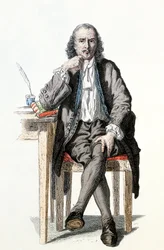 Pierre Corneille (1606-1684) piirtää Geoffroyn