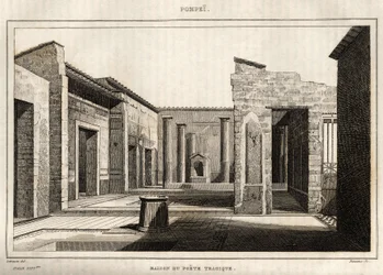Traagisen runoilijan talo Pompejissa, Labrousten kaiverrus