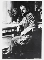 Ranskalaisen säveltäjän ja pianistin Claude Debussyn muotokuva (Saint-Germain-en-Laye