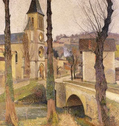 Bastide-du-Vertin silta; Silta Bastide-du-Vertissä, noin 1920