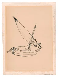 Karilleajettu kalastusvene