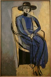 Greta Prozorin muotokuva 1916 (öljy kankaalle)