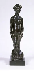 Seisova alaston (alaston tyttö) 1906 (pronssi) (ks. myös 221064)
