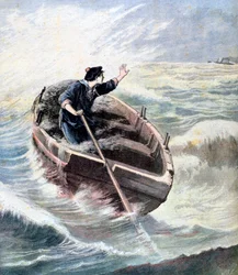 Kadonnut merellä, 1891