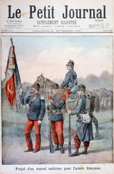 Ehdotettu uusia univormuja Ranskan armeijalle, 1897