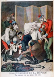 Saksan, Itävallan ja Italian kolmoisliiton uusiminen, 1896