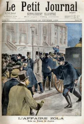 Dreyfus - Zola -tapaus - Emile Zola , ranskalainen kirjailija, astuu oikeuteen