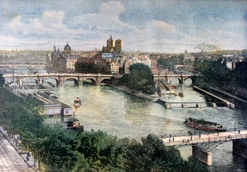 Näkymä Pariisiin, 1892