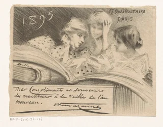Octave Uzannen uudenvuodentoivotus vuodelle 1895