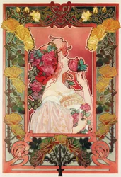 Ruusun tuoksu, n. 1890 (öljy kankaalle)