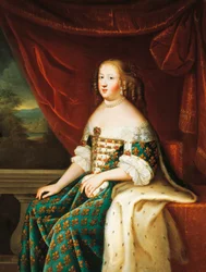 Maria Theresan muotokuva (öljy kankaalle)