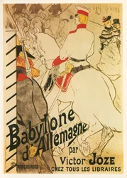 Henri de Toulouse-Lautrec: Babylon Saksassa ... (litografia)