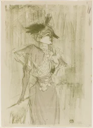 Mademoiselle Marcelle Lender, seisoo