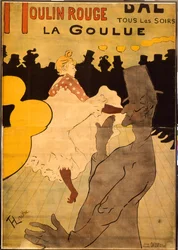Moulin Rouge-La Goulue (värilitografia)