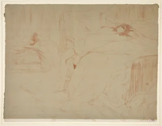 Femme sur le dos, latsitude (nainen makaa selässä, väsymys), sarjasta Elles