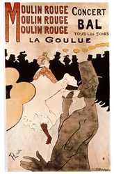 La Goulue Moulin Rougessa, 1892.