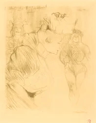 Lender Bowing Lender saluant, 1895.