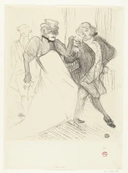 Näyttelijät Gabrielle Rejane ja Felix Galipaux sävelsä Madame Sans-Gêne Rejave ja Galipaux, Madame Sans Gène