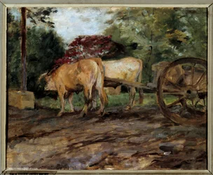 Härät ikeen alla Henri de Toulouse Lautrecin (1864-1901) maalaus 1800-luvun Bordeaux, Musee des Beaux Arts
