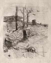 Hautausmaa Galiciassa, 1898.