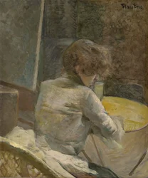 Odottaa, noin 1887