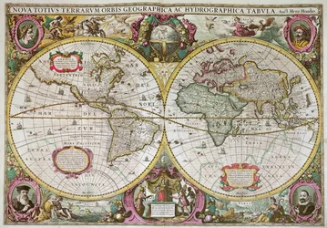 Uusi koko maapallon maa- ja vesikartta, 1630