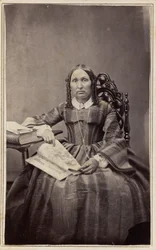 Naisen muotokuva,1860-luku (kuva)