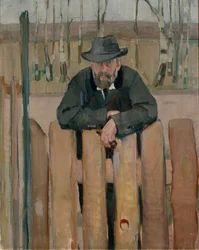 Hans Jaegerin muotokuva (öljy kankaalle)
