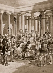 "Brittien valitukset", kuvitus teoksesta "Kansakunnan historia"