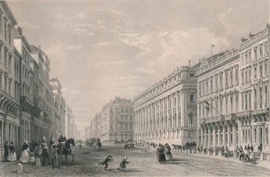 Rue du Chapeau Rouge, Bordeaux, 1800-luvun puoliväli.