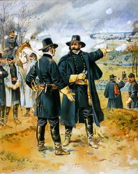 Kenraali Burnside (1824-81) Fredericksburgin taistelussa