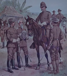 Espanjan ja Amerikan sota 1898, Yhdysvaltain joukot, kenraali Lawton, toisen divisioonan komentaja, 5. armeijajoukot, Kuubassa