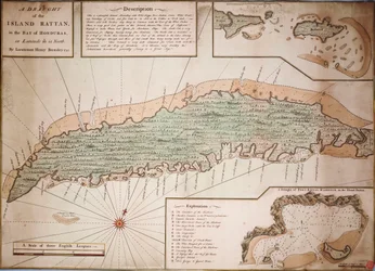 Luutnantti Henry Barnsleyn laatima Hondurasin lahdella 16 astetta 22