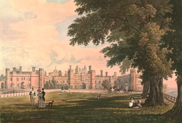 Hampton Court Palace, 1827.