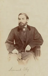 Carte-de-visite Retrat de Samuel Ely, 1862-1869. finlandès