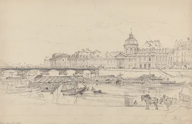 Rahapaja, Pont des Arts ja Institut de France, Pariisi