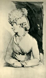 Naisen muotokuva, 1700-luvun loppu - 1800-luvun alku, 1943.