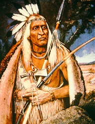 Iroquois Chief (öljy kankaalle)