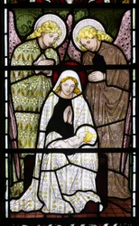 Angels Adoring Mary & The Baby Jesus, n.1872