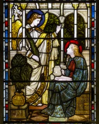 Kirkstall, St Stephen, Heaton Butler & Bayne, Henry Holiday, Ilmestyskirkko, noin 1870.
