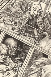 Miehistö oli täydellinen. The Hunting of the Snark Lewis Carroll, 1874-1876, 1923.