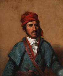 Timpoochee Barnard (Creek) 1831 (Öljy kankaalle)