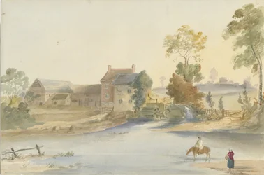 Seisdon Mill: akvarellimaalaus, nd [1844]
