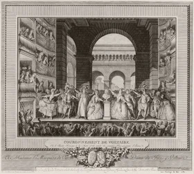 Voltairen kruunaaminen Théâtre Français