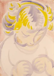 Taiteilijan tytär, n. 1916.