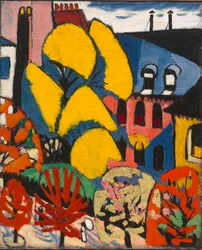 Puut, n. 1912-1914 (öljy kankaalle)