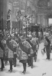 Wellingtonin hautaus, vuodelta 1890