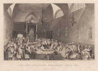 Kuningas Proroguing parlamentti, huhtikuu 1831