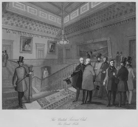 United Service Club. Suuri sali, vuodelta 1841
